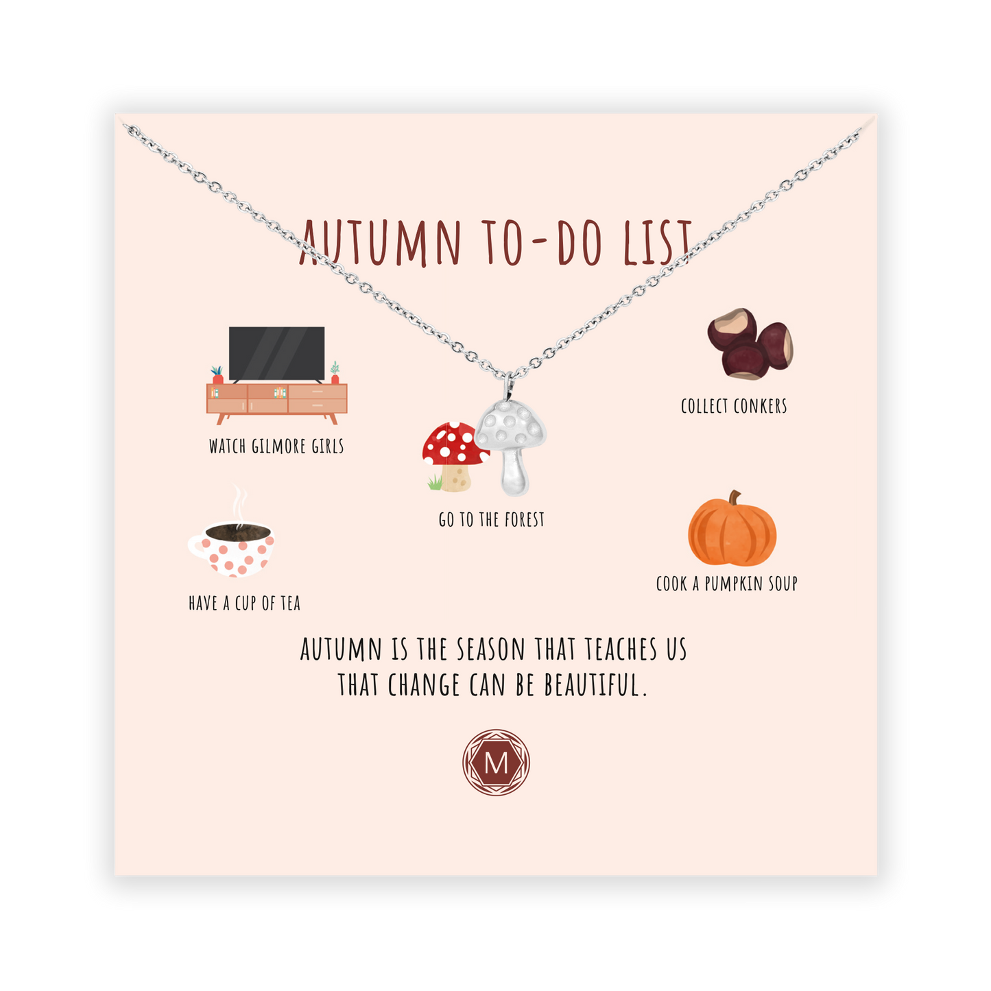 AUTUMN TO-DO-LIST Halskette