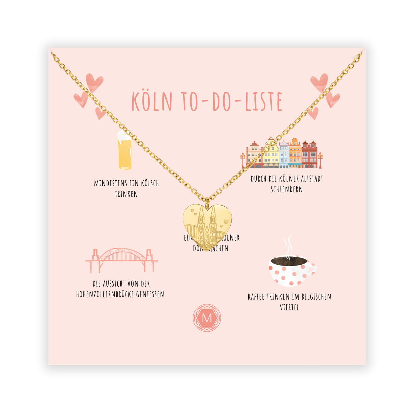 KÖLN TO-DO-LISTE Halskette