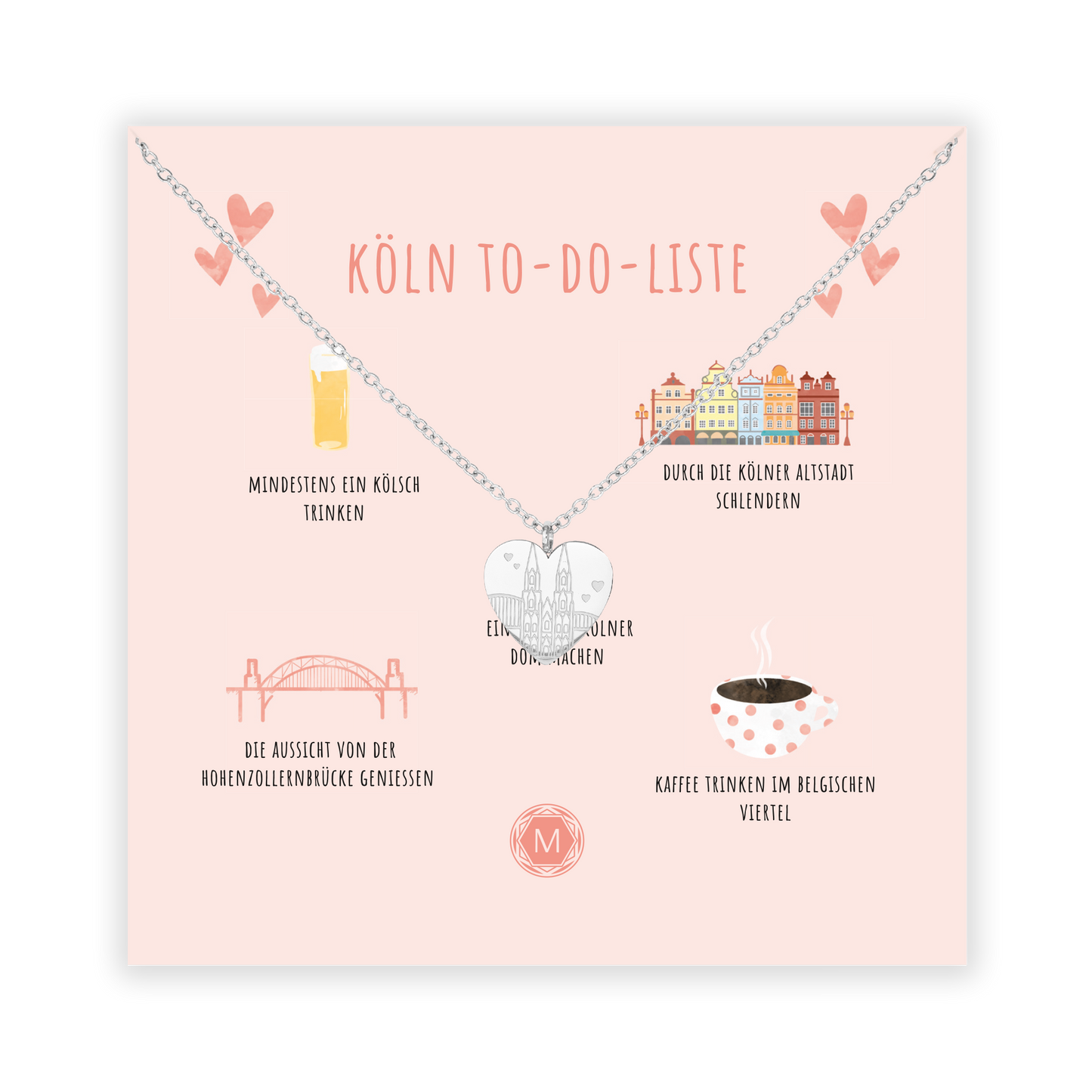 KÖLN TO-DO-LISTE Halskette