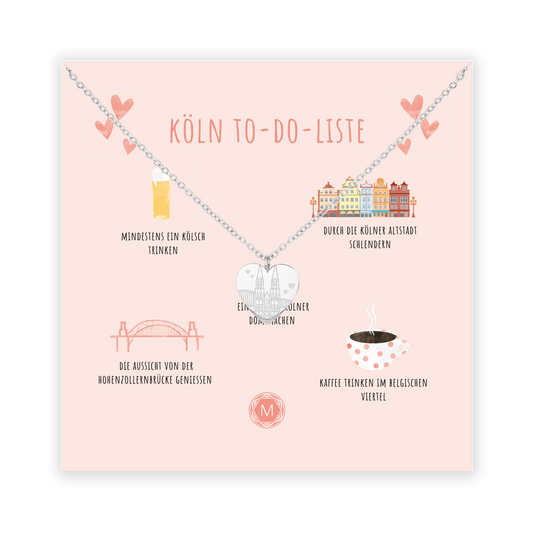 KÖLN TO-DO-LISTE Halskette