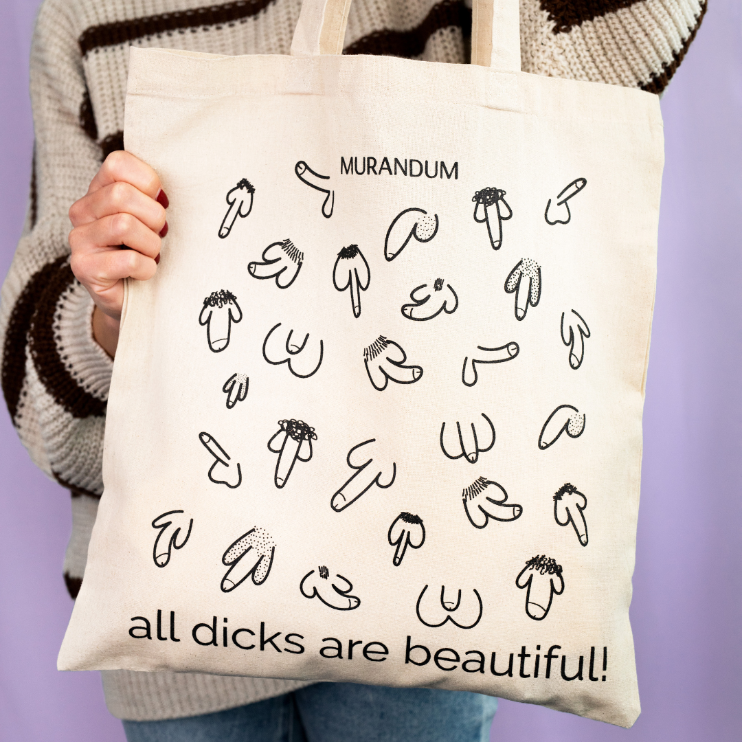 MUR Jutetasche - All dicks are beautiful